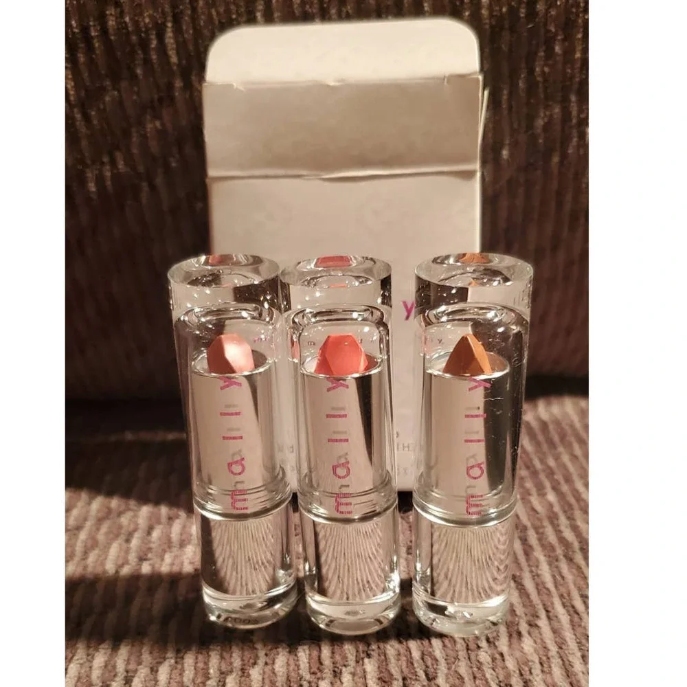 Mally H3 Gel Lipstick Trio BERRY PEACH ~ BUFF, CORALINE, SHEERLY